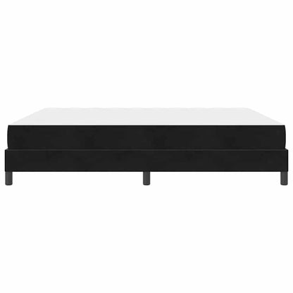 Boxspringbett mit Matratze Schwarz 180 x 200 cm Stoff