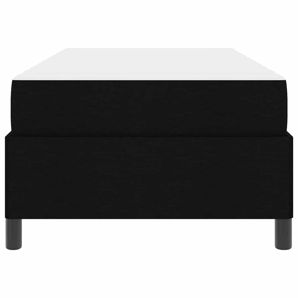Boxspringbett Schwarz 80 x 200 cm Stoff