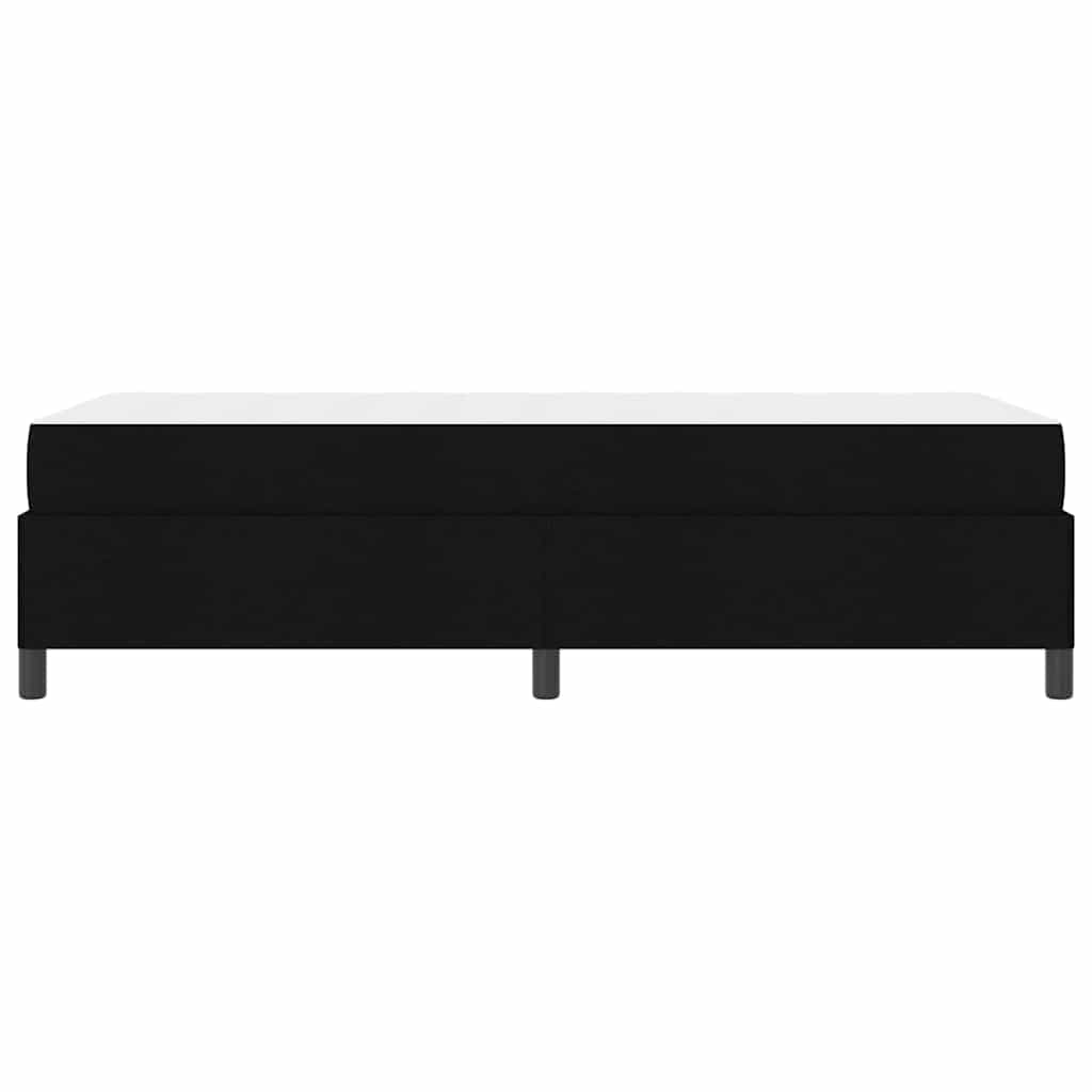 Boxspringbett Schwarz 80 x 200 cm Stoff