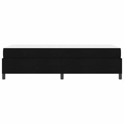 Boxspringbett Schwarz 80 x 200 cm Stoff