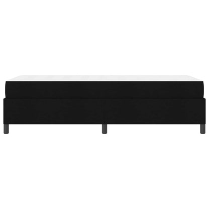 Boxspringbett mit Matratze Schwarz 90 x 190 cm Stoff
