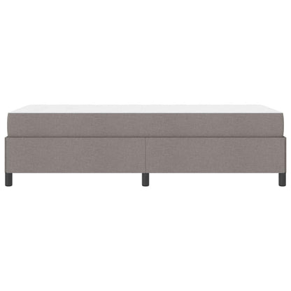 Boxspringbett Taupe 90 x 190 cm Stoff