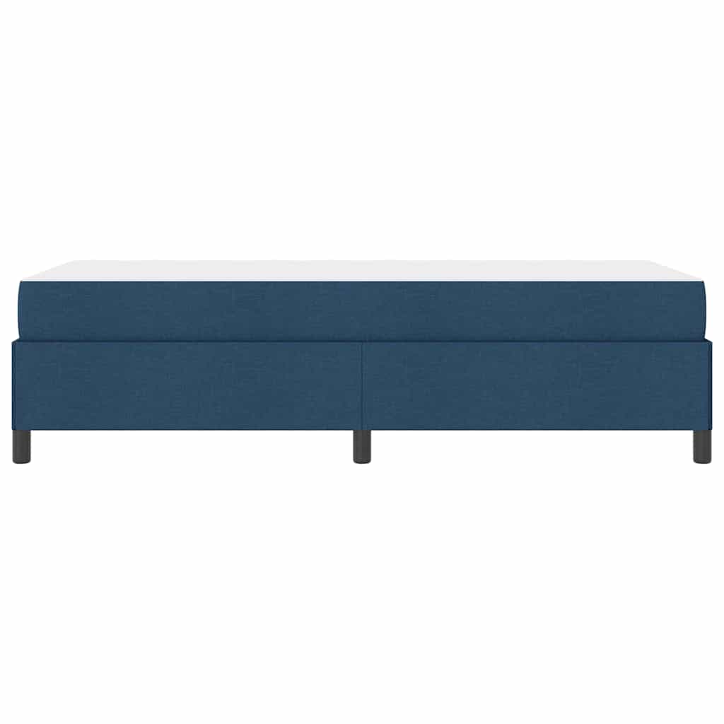 Boxspringbett Blau 90 x 200 cm Stoff