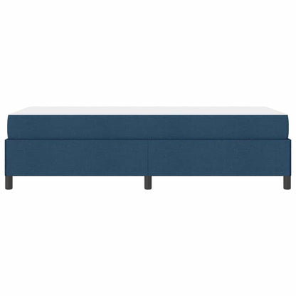 Boxspringbett Blau 90 x 200 cm Stoff