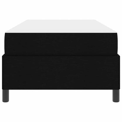 Boxspringbett Schwarz 100 x 200 cm Stoff