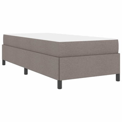 Boxspringbett Taupe 100 x 200 cm Stoff