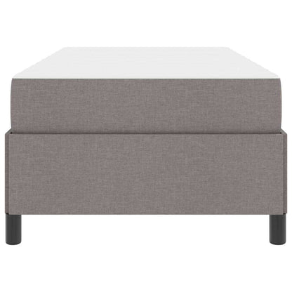 Boxspringbett Taupe 100 x 200 cm Stoff