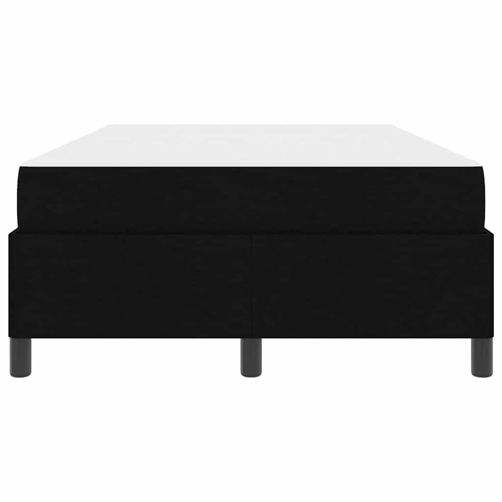 Boxspringbett Schwarz 120 x 190 cm Stoff