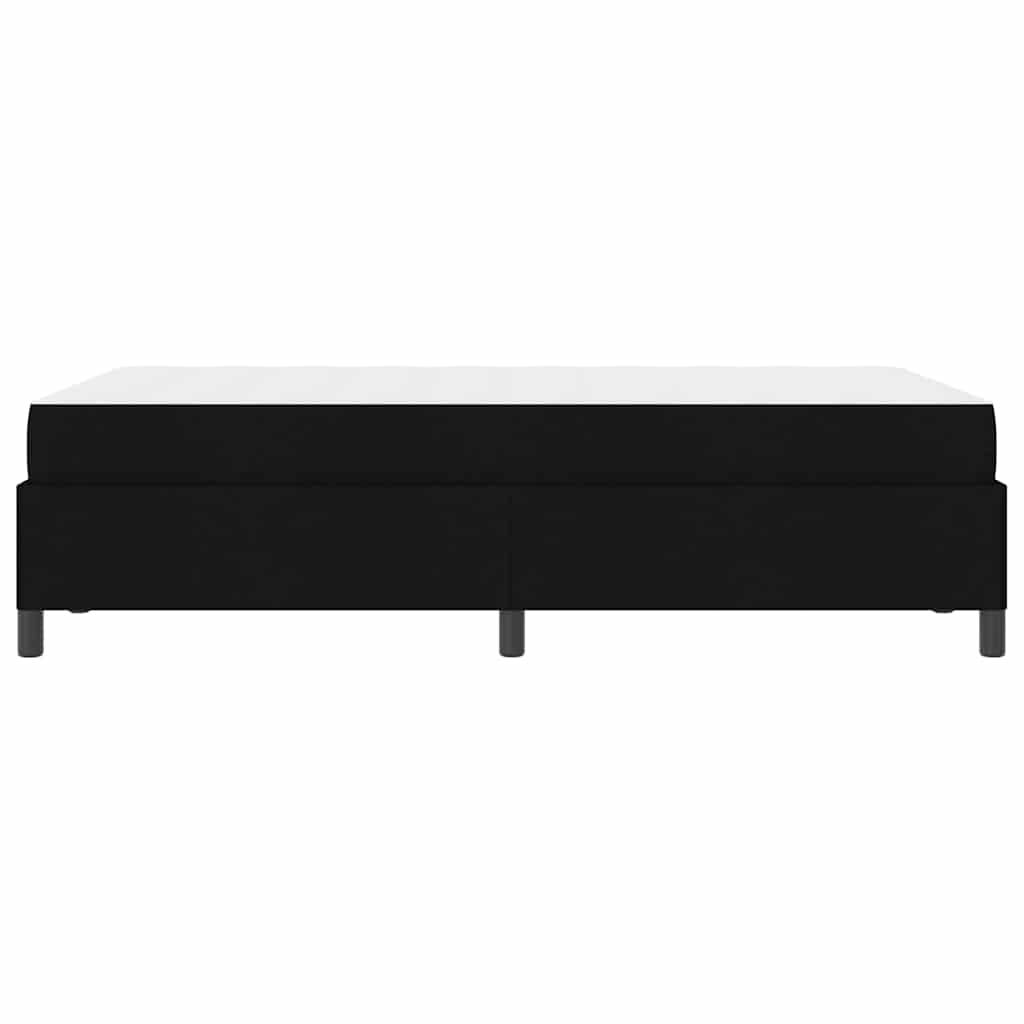 Boxspringbett Schwarz 120 x 190 cm Stoff