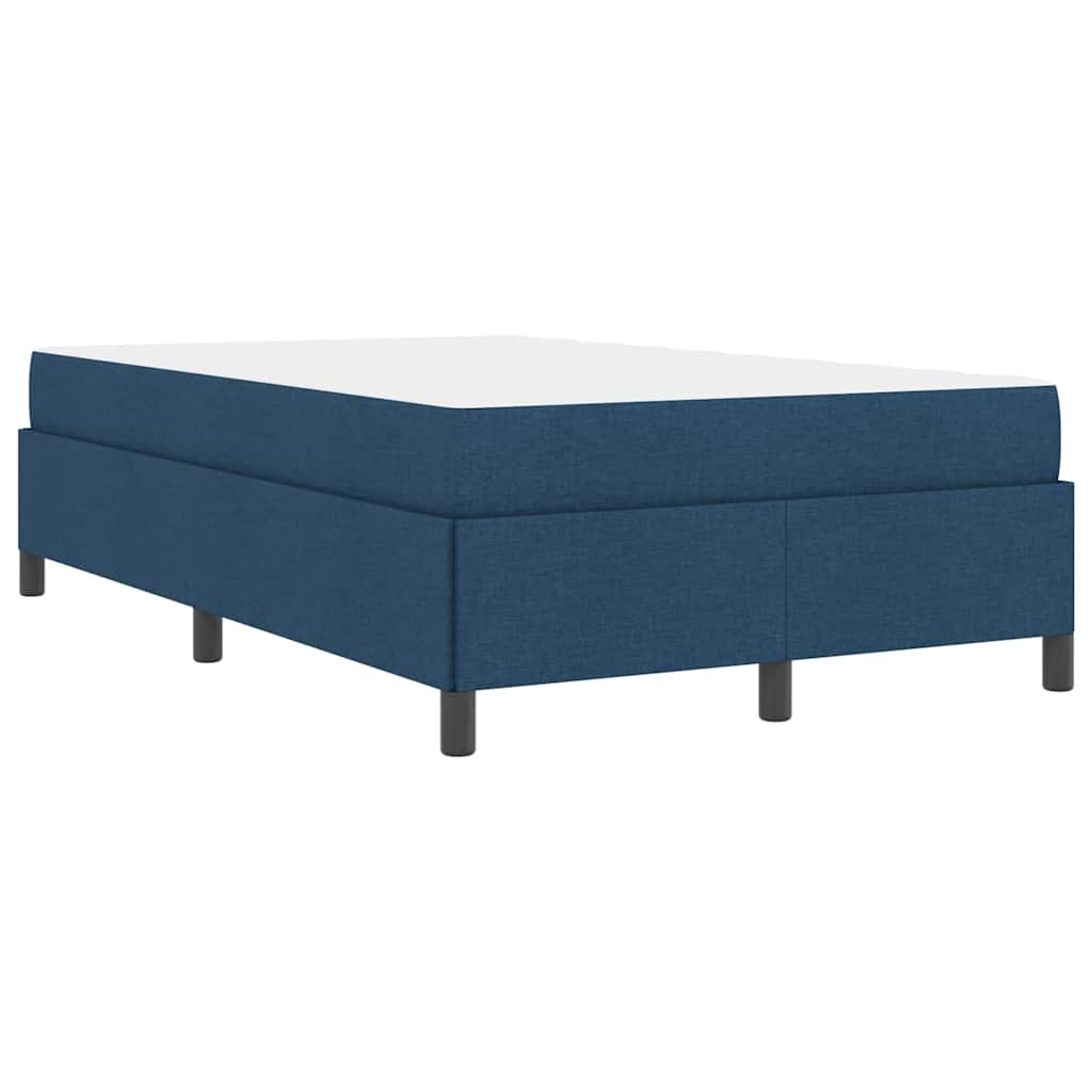 Boxspringbett Blau 120 x 190 cm Stoff