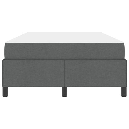 Boxspringbett Dunkelgrau 120 x 200 cm Stoff