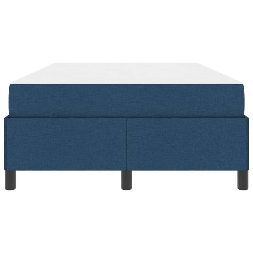 Boxspringbett Blau 120 x 200 cm Stoff