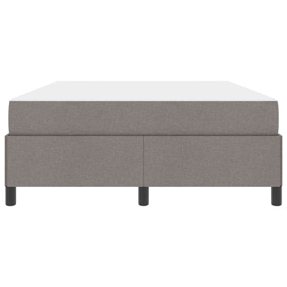 Boxspringbett mit Matratze Taupe 140 x 190 cm Stoff
