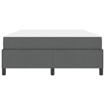 Boxspringbett Dunkelgrau 140 x 200 cm Stoff
