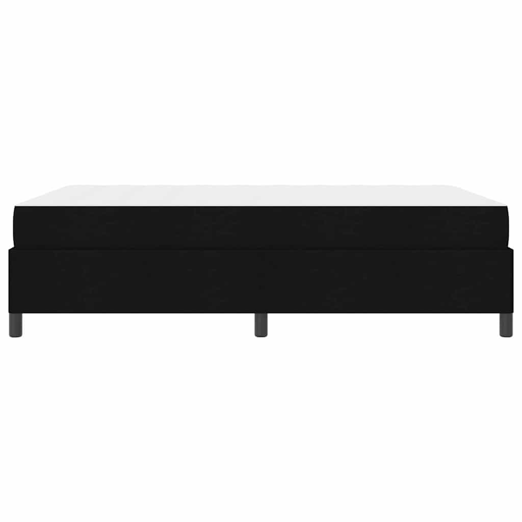Boxspringbett Schwarz 140 x 200 cm Stoff