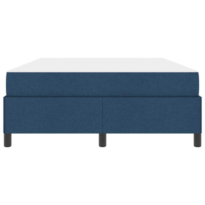 Boxspringbett Blau 140 x 200 cm Stoff