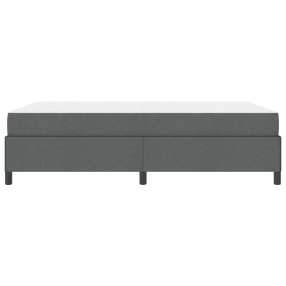 Boxspringbett Dunkelgrau 160 x 200 cm Stoff