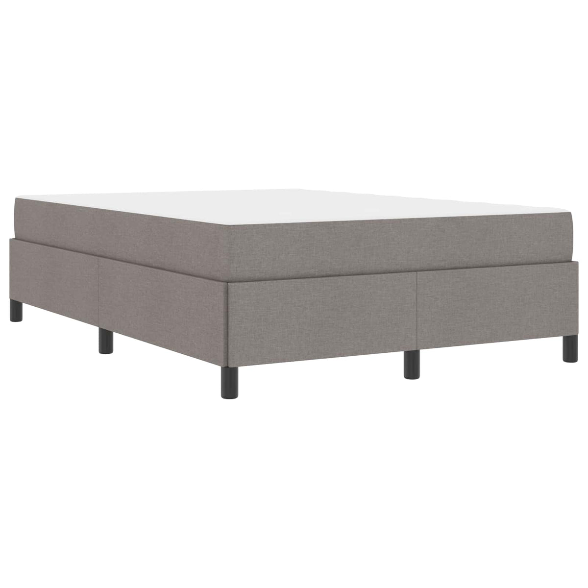 Boxspringbett Taupe 160 x 200 cm Stoff