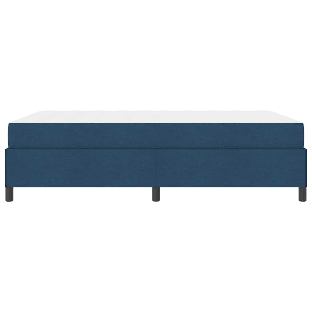 Boxspringbett Blau 160 x 200 cm Stoff