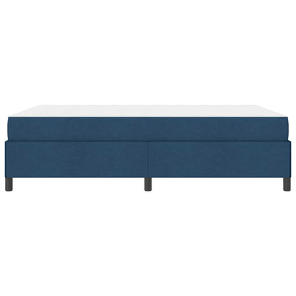 Boxspringbett Blau 160 x 200 cm Stoff