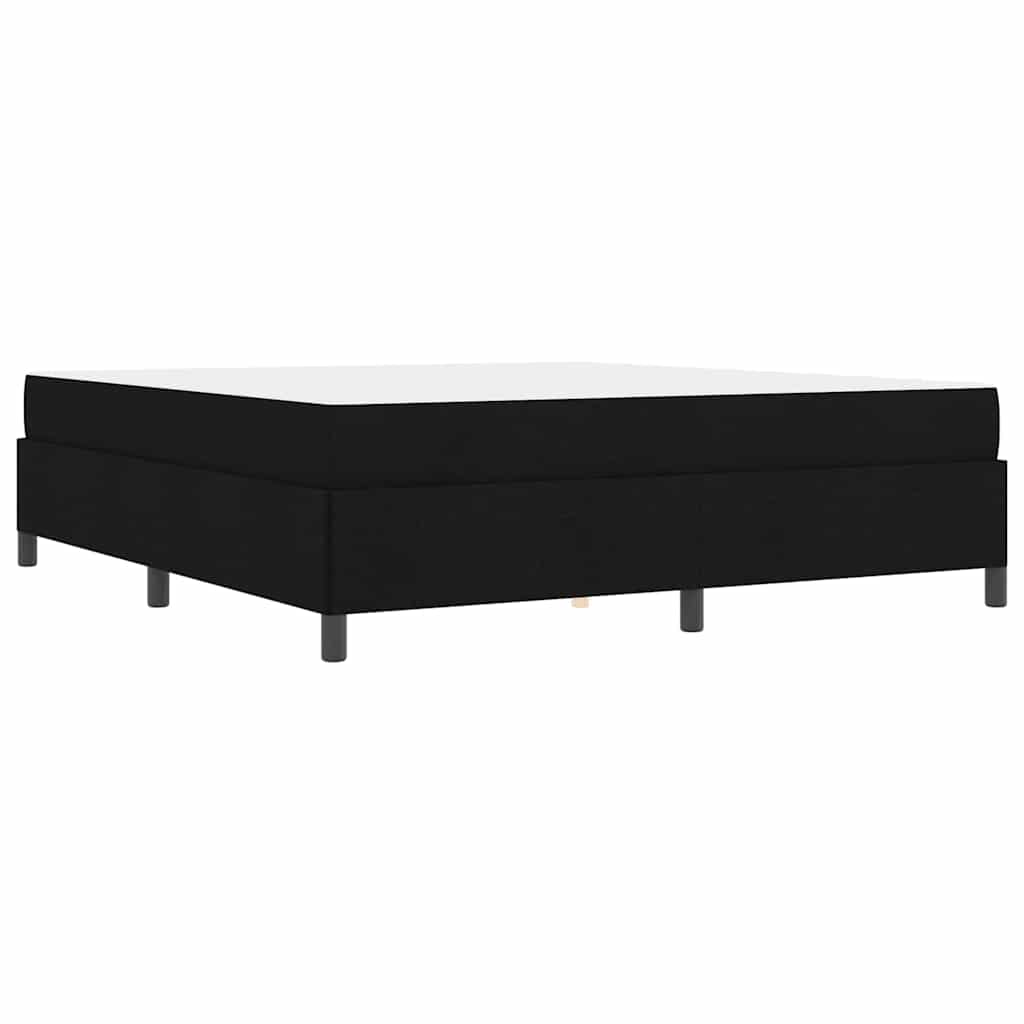 Boxspringbett Schwarz 180 x 200 cm Stoff