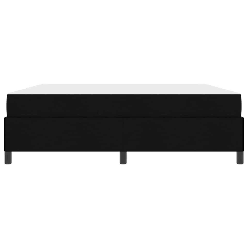 Boxspringbett Schwarz 180 x 200 cm Stoff