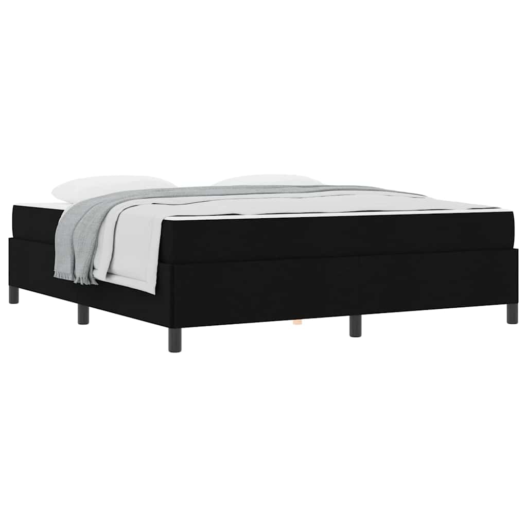 Boxspringbett Schwarz und Schwarz 180 x 200 cm