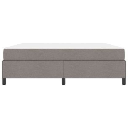 Boxspringbett Taupe 180 x 200 cm Stoff