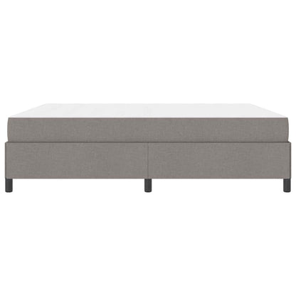 Boxspringbett Taupe 180 x 200 cm Stoff