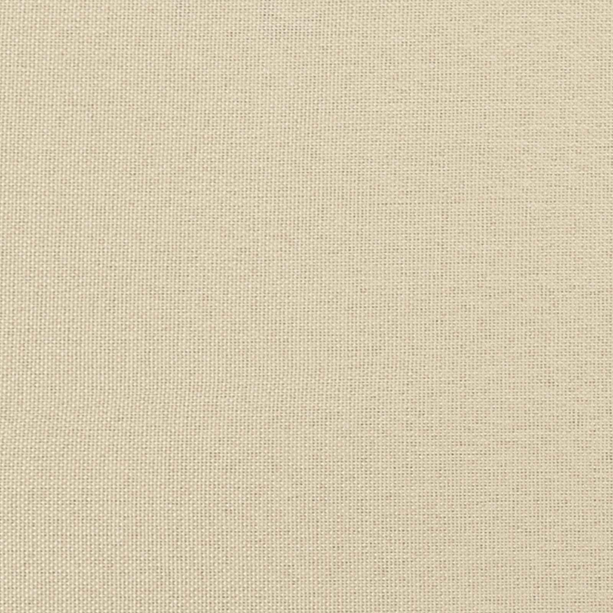Boxspringbett mit Kopfteil Creme 90 x 190 cm Stoff