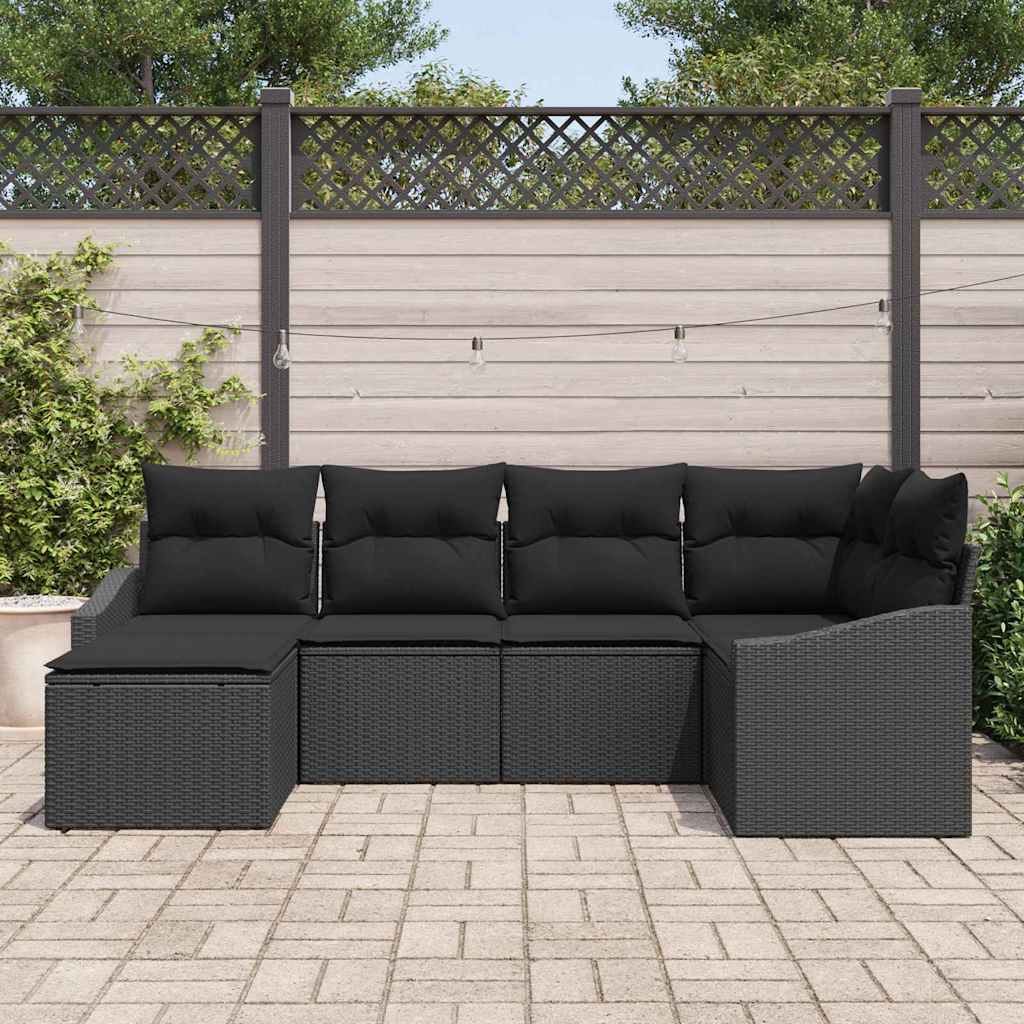 Garten Essgruppe 6 stk. Schwarz