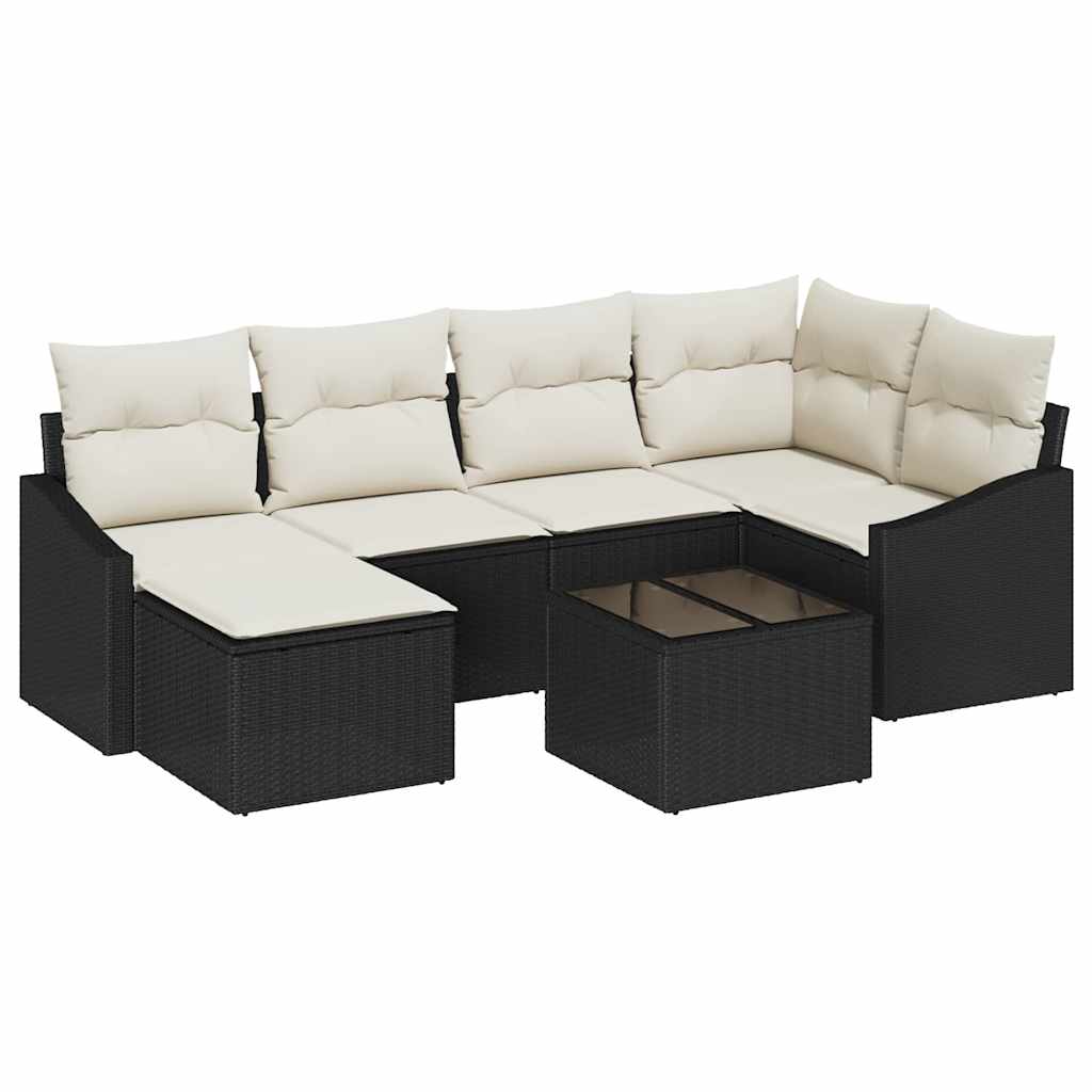 Garten Essgruppe 7 stk. Braun und Creme