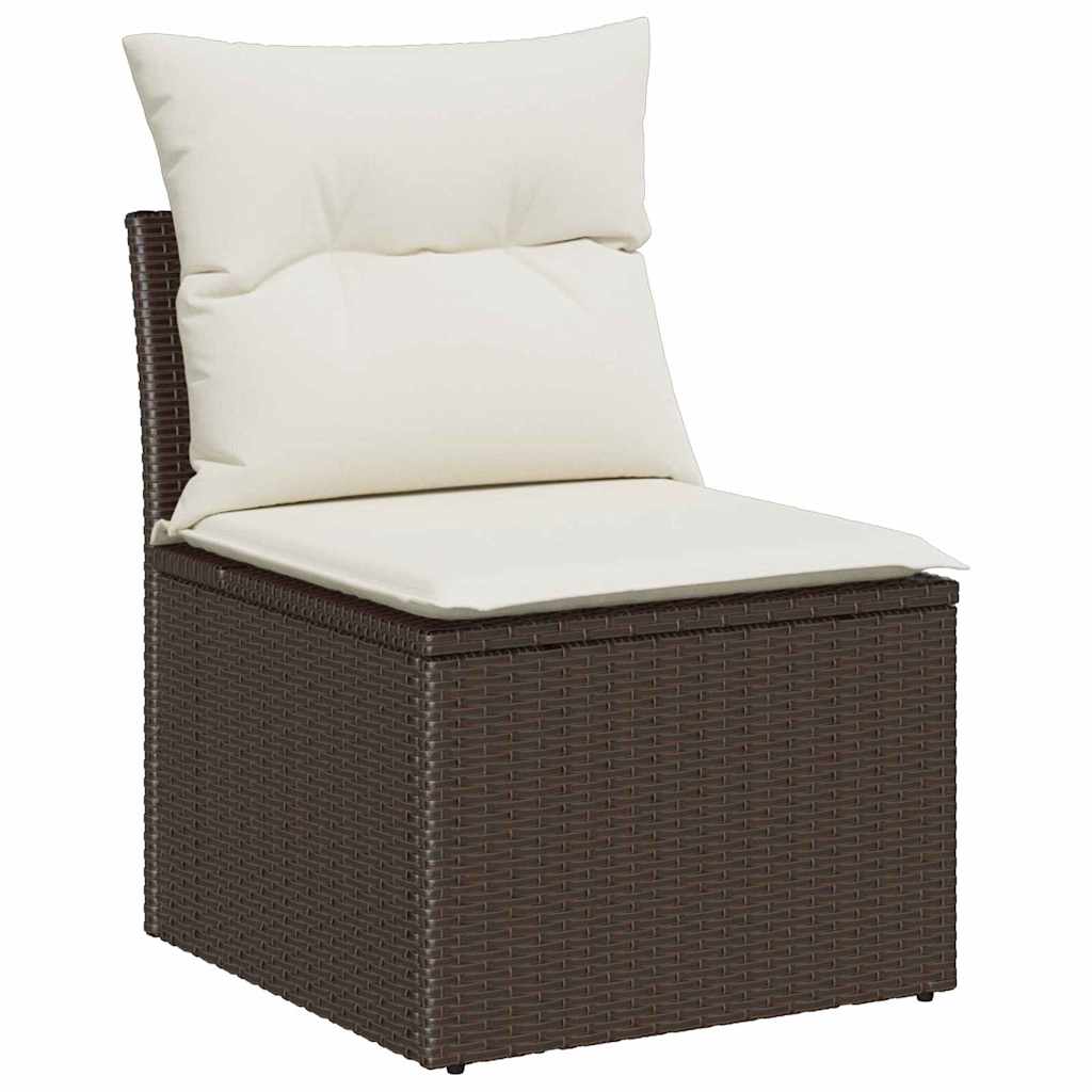 Garten Essgruppe 7 stk. Braun und Creme