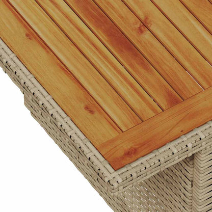 Garten-Sofa-Set 5 stk. Beige Poly Rattan