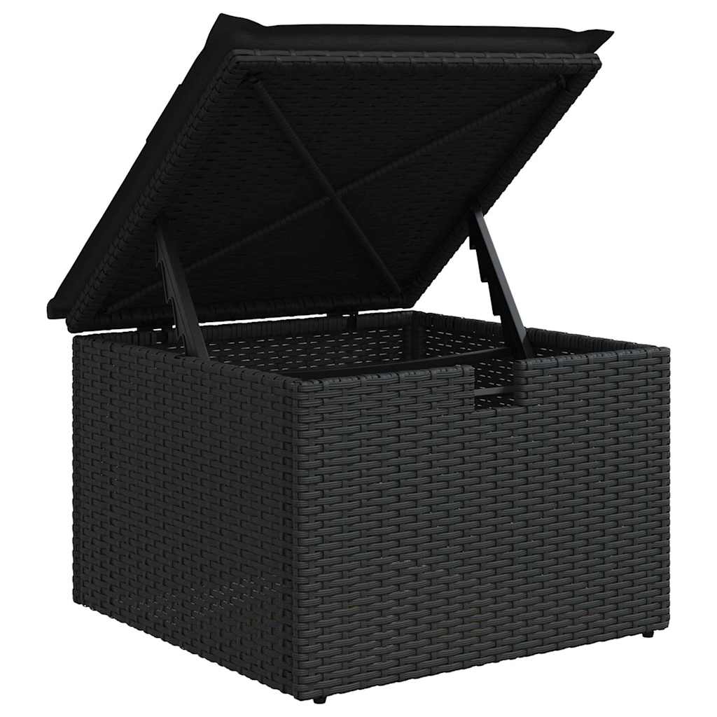 Gartensofa-set 8 stk. Poly-Rattan