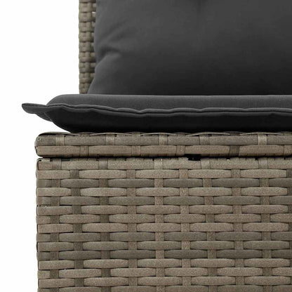 Gartensofa-set 6 stk. Poly Rattan