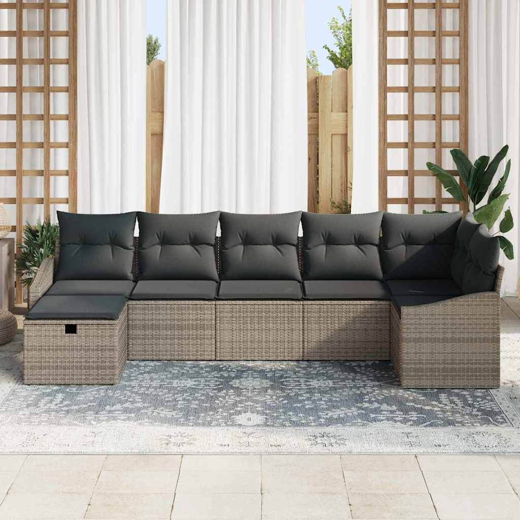 Sofa Set 8 stk. Poly-Rattan