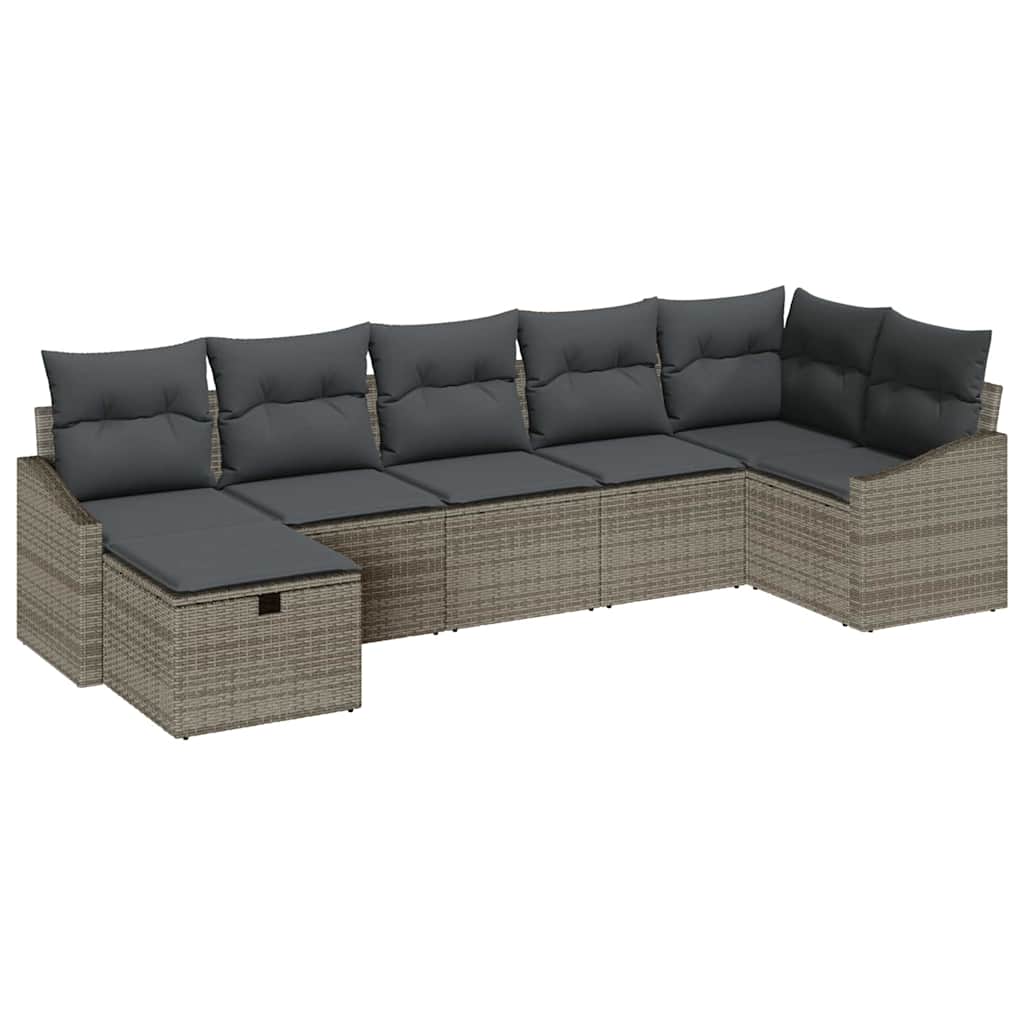 Sofa Set 8 stk. Poly-Rattan