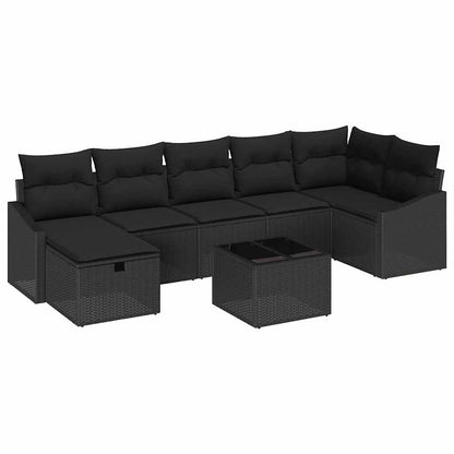Sofa Set 8 stk. Poly-Rattan