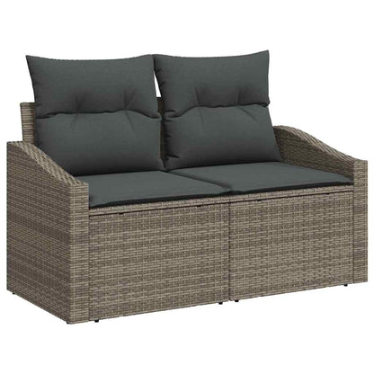 Sofa Set 9 stk. Poly-Rattan