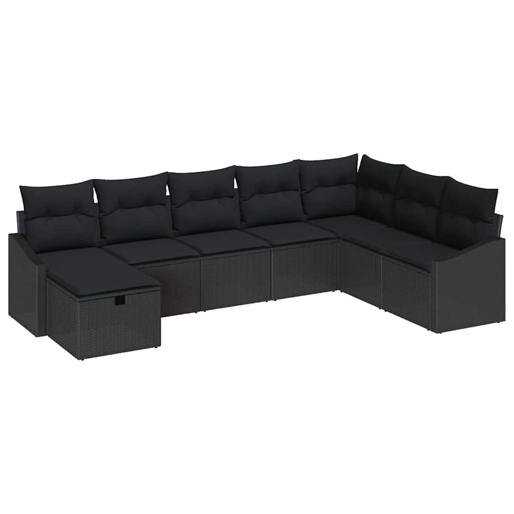 Sofa Set 8 stk. Poly-Rattan