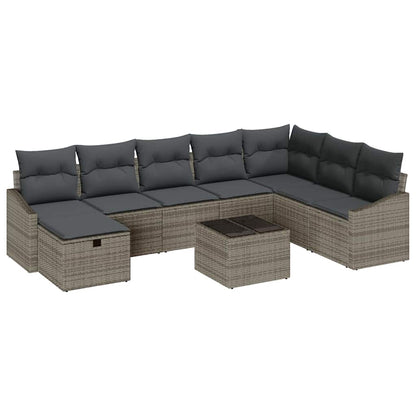 Sofa Set 8 stk. Poly-Rattan