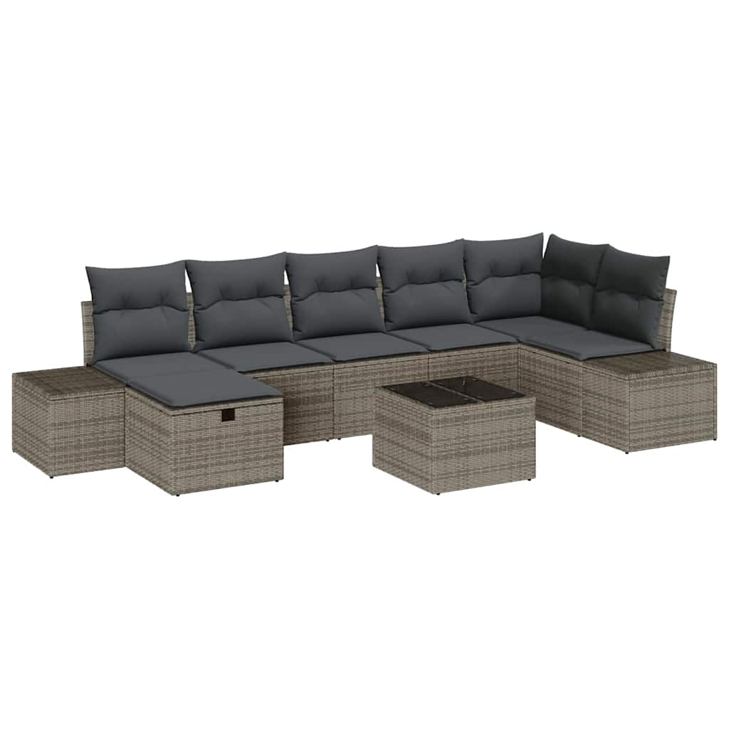Sofa Set 7 stk. Poly-Rattan