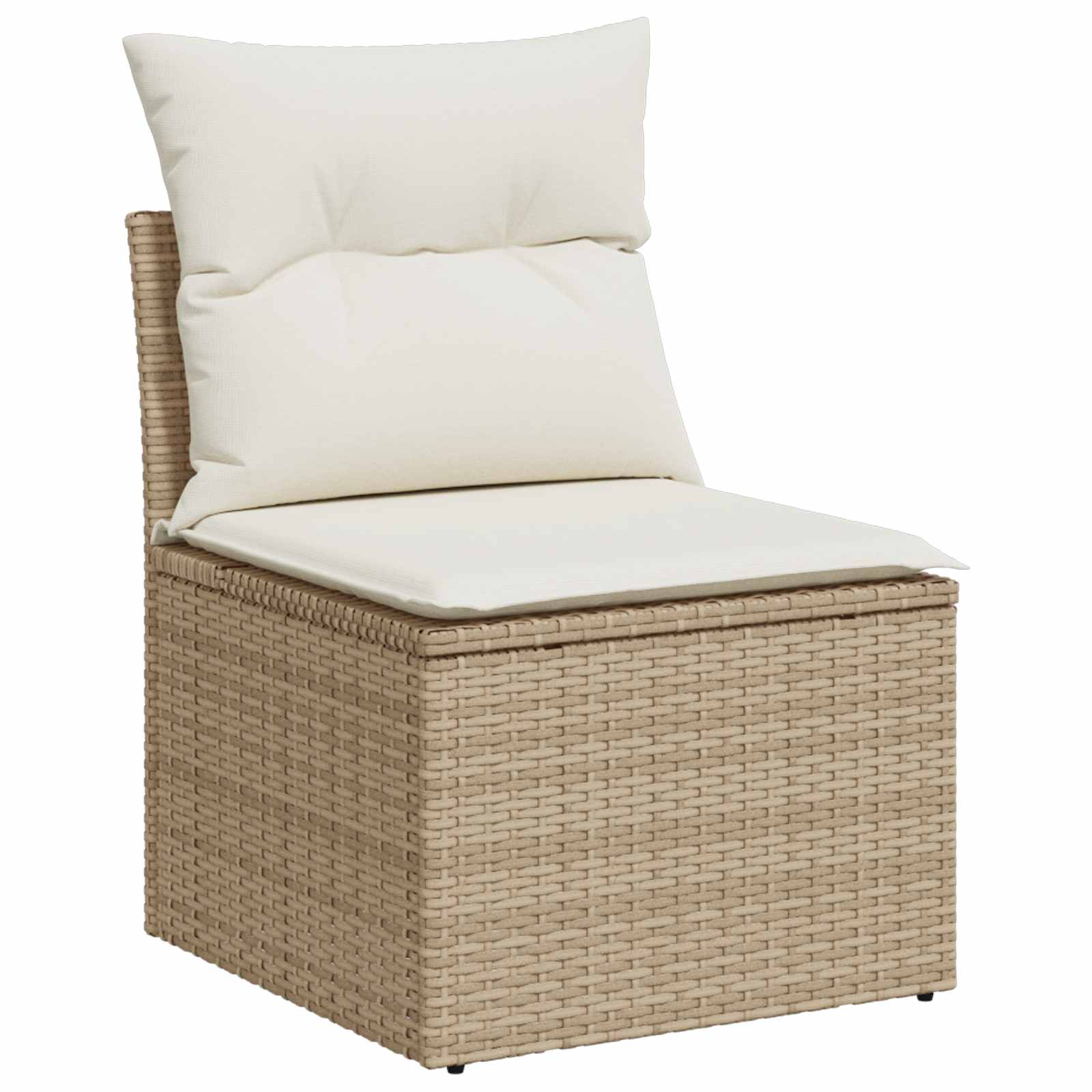 Gartensofa-set 8 stk. 8-Sitzanzahl Beige und Creme