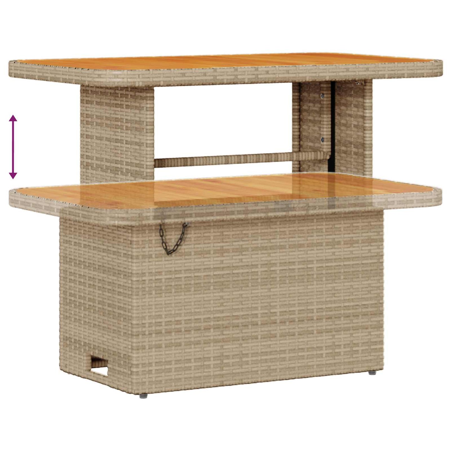 Gartensofa-set 8 stk. 8-Sitzanzahl Beige und Creme