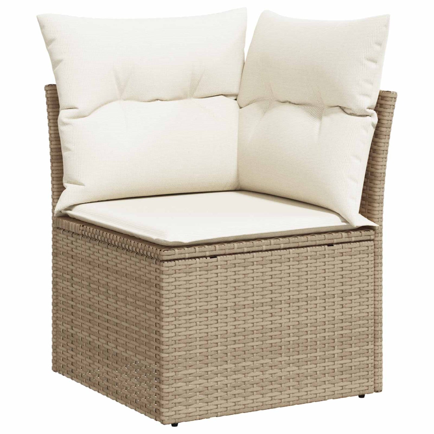 Gartensofa-set 8 stk. 8-Sitzanzahl Beige und Creme