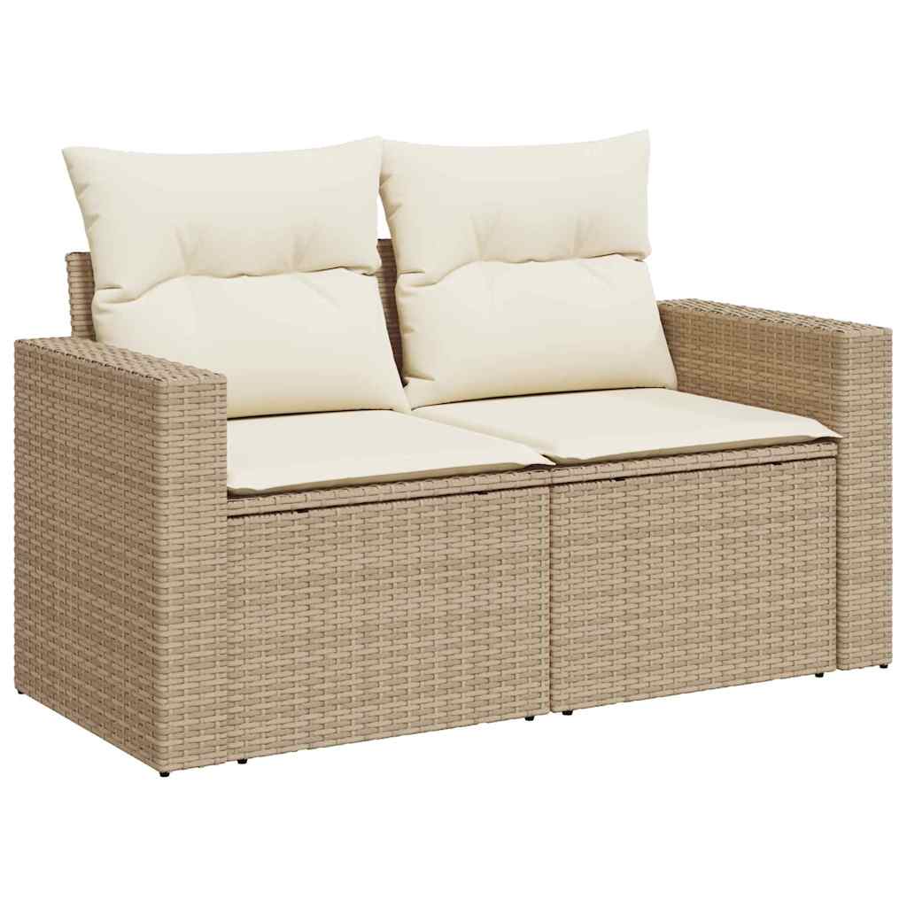 Gartensofa-set 12 stk. 12-Sitzanzahl Beige und Creme