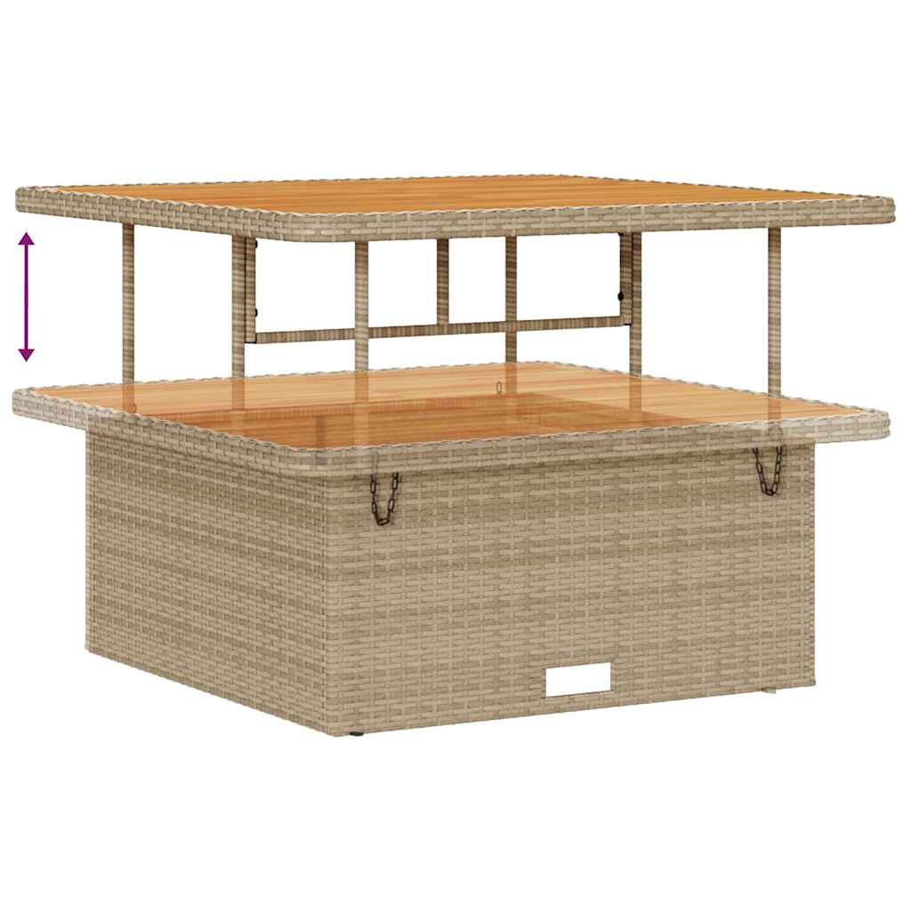 Garten-Sofa-Set 11 stk. 10-Sitzanzahl Beige und Creme