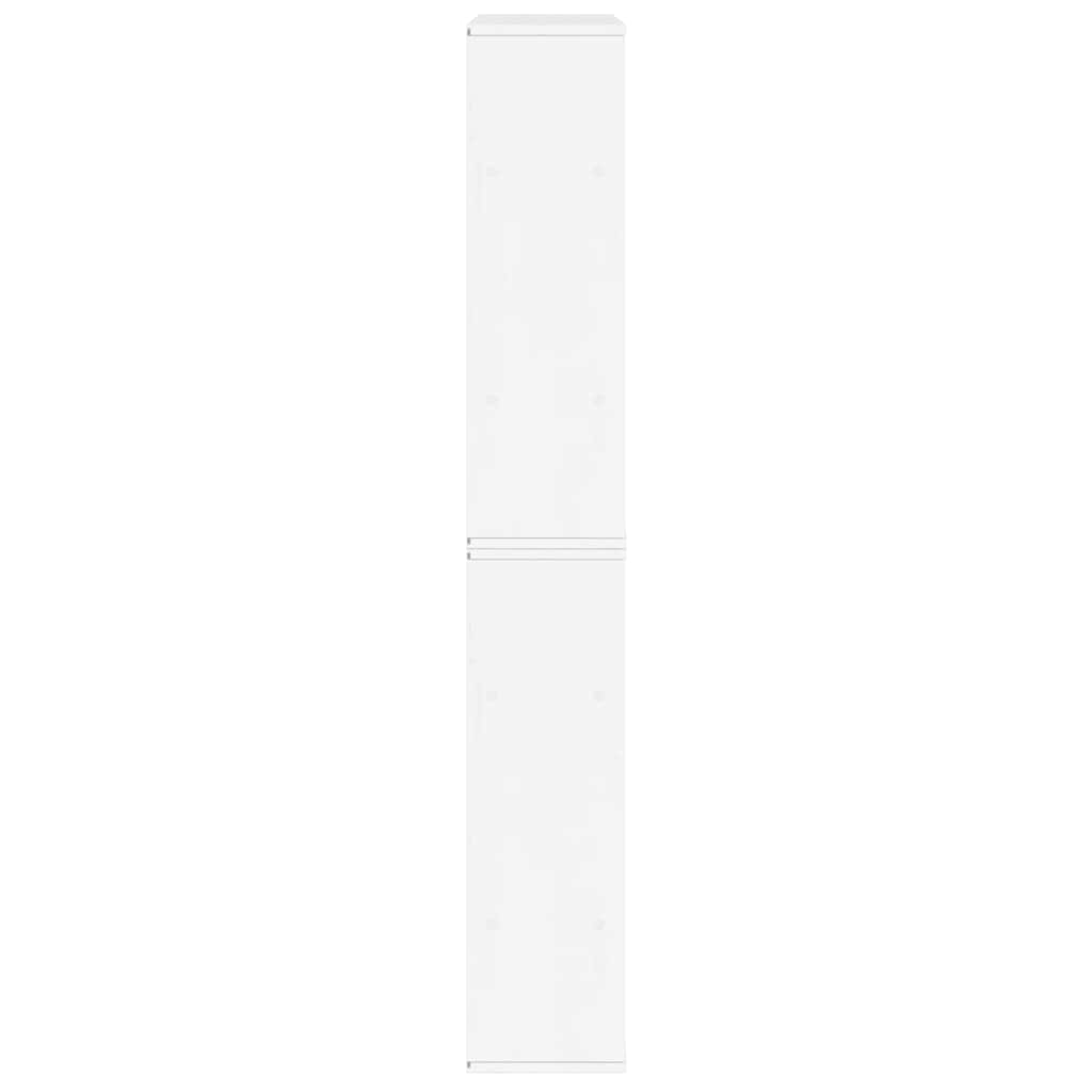 Beistellschränke 4 Stk. ODDA Weiß 40x24x79 cm Massivholz Kiefer