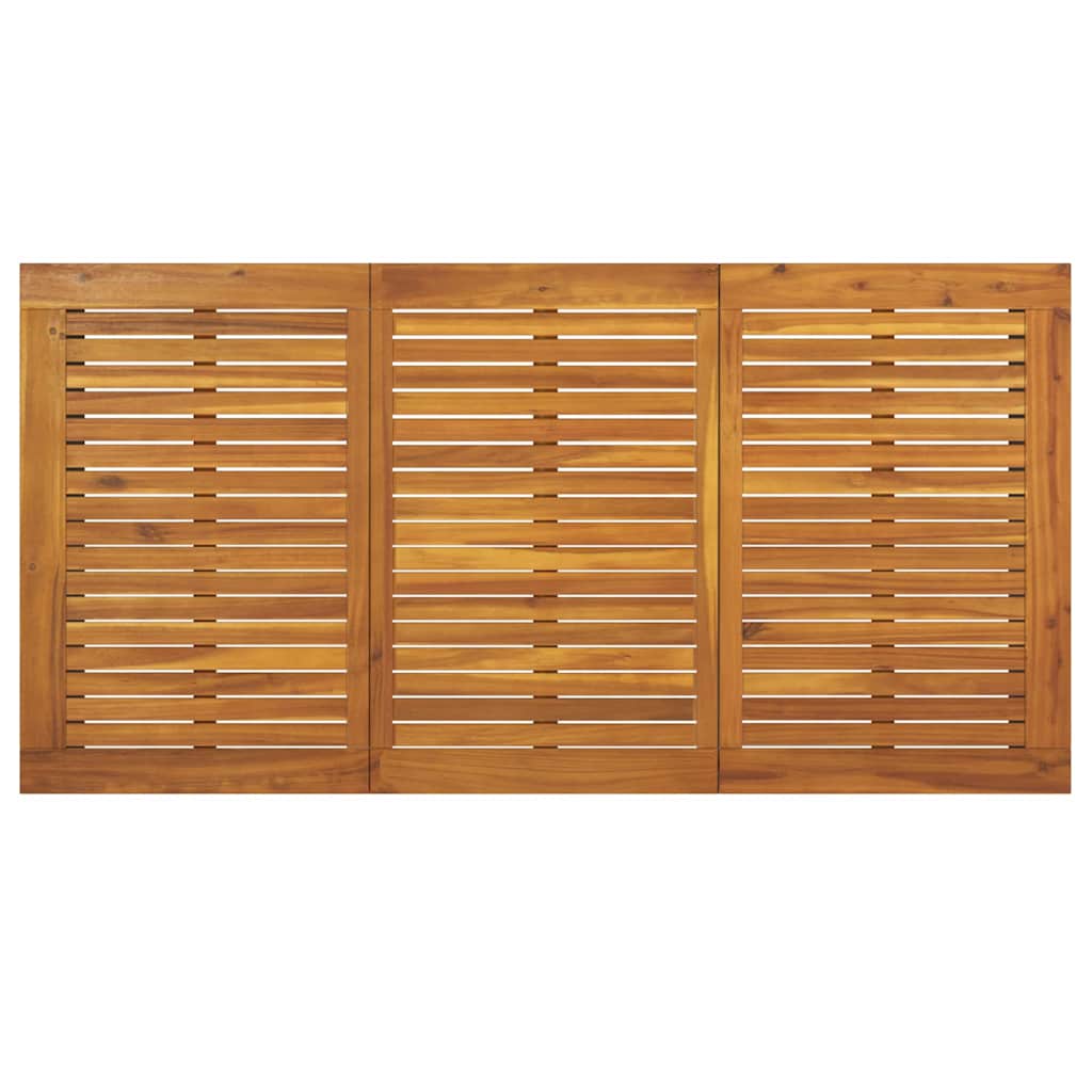 Garten Essgruppe 5 stk. Beige Massivholz Akazie